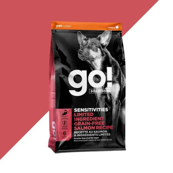 22 Lb Petcurean Go! Sensitivities Limited Ingredients Grain Free Salmon - Food